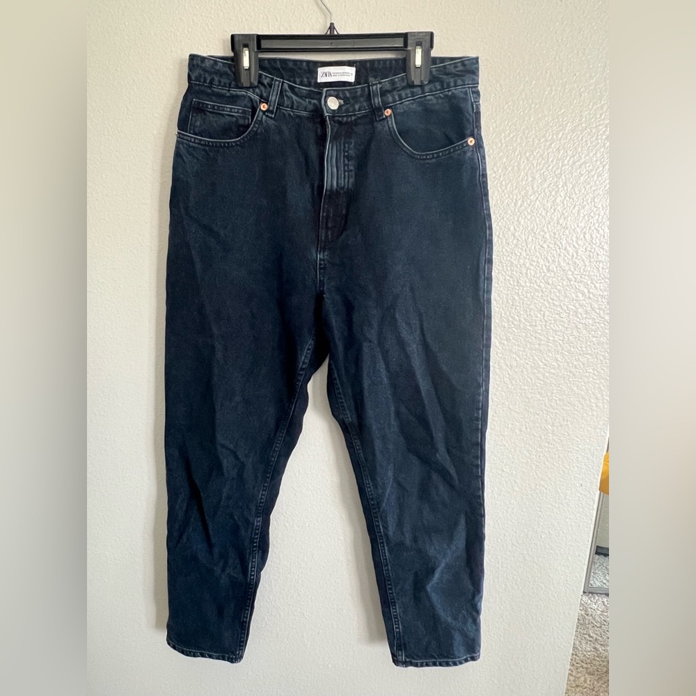 Zara faded Black Denim Jeans